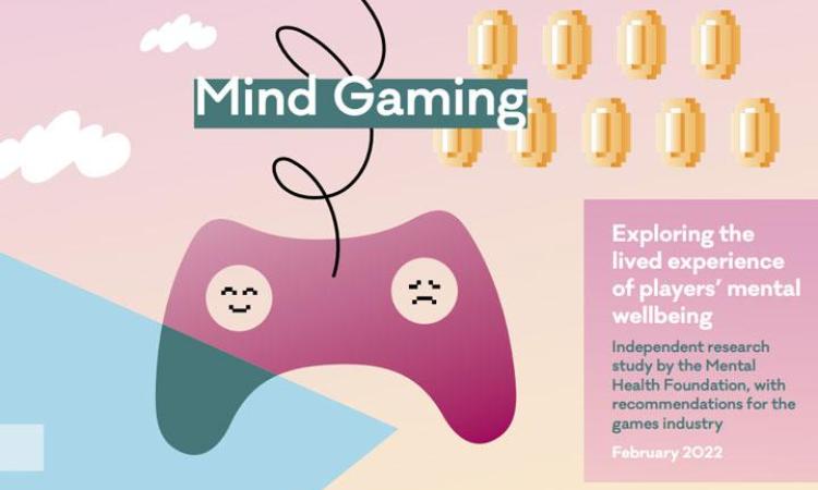 Graphic of video game controller, with the heading 'Mind Gaming'